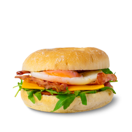 Bacon bagel premium