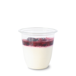 Mandlová panna cotta s ovocem