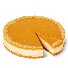 Cheesecake s bílou čokoládou a karamelem
