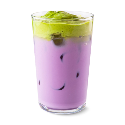 Ube Matcha Latte